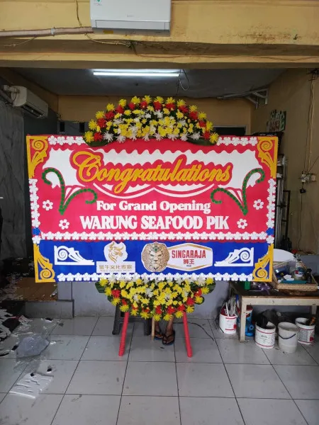 Papan Bunga Ucapan Selamat Royal Ballroom The Springs Club Serpong