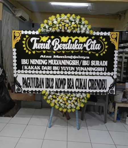 Papan Bunga Duka Royal Ballroom The Springs Club Serpong